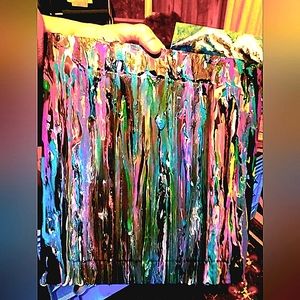 Painting by hand 2 almost identical but more than just a painting.